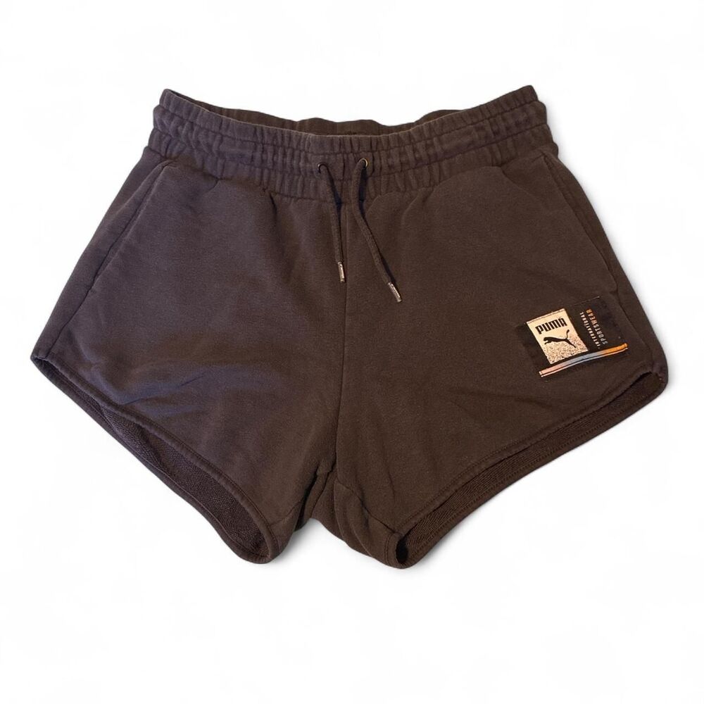 Puma Women's Brown and Black Shorts